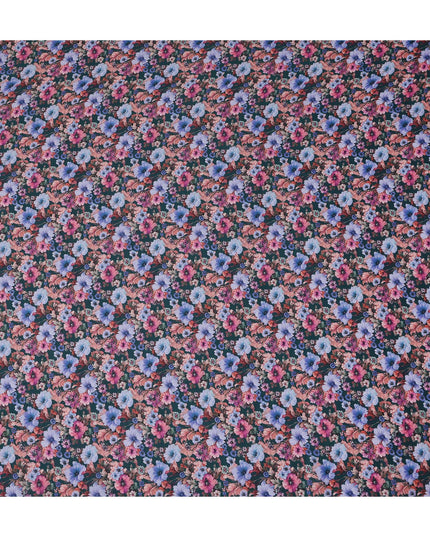 Forest Green Cotton Satin Fabric 110cm