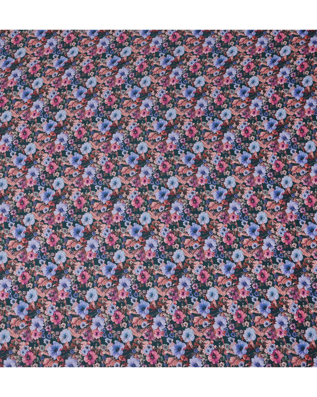 Forest Green Cotton Satin Fabric 110cm