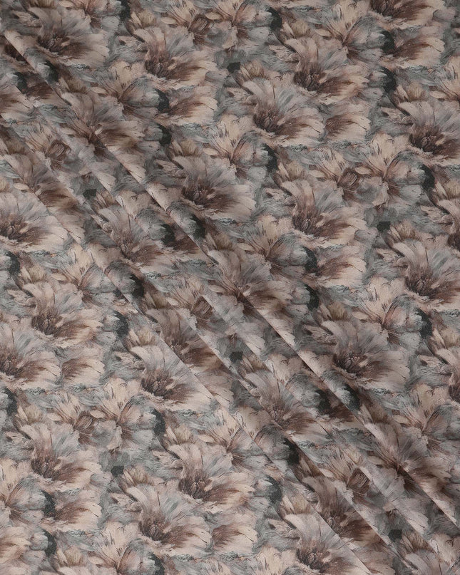 Blush Taupe Cotton Satin Fabric 110cm