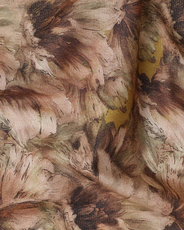 Warm Tan Cotton Satin Fabric 110cm