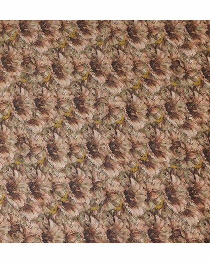 Warm Tan Cotton Satin Fabric 110cm