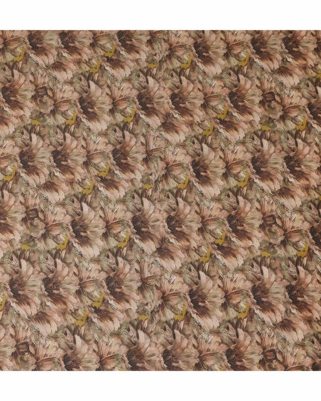 Warm Tan Cotton Satin Fabric 110cm