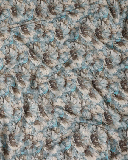 Ivory Beige Cotton Satin Fabric 110cm