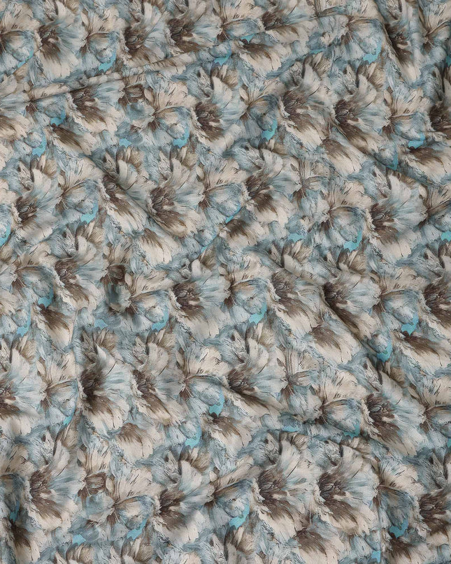 Ivory Beige Cotton Satin Fabric 110cm