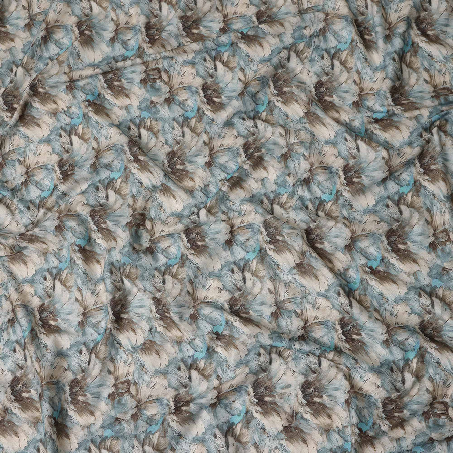 Ivory Beige Cotton Satin Fabric 110cm