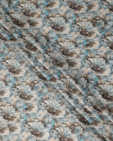 Ivory Beige Cotton Satin Fabric 110cm