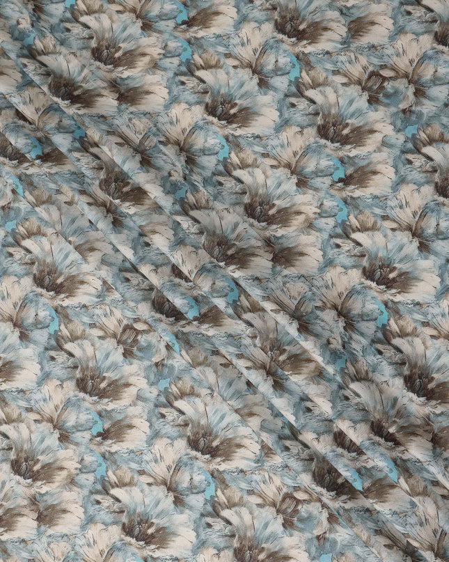 Ivory Beige Cotton Satin Fabric 110cm