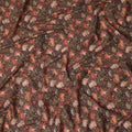 Chocolate Brown Cotton Satin Fabric 110cm