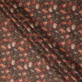 Chocolate Brown Cotton Satin Fabric 110cm