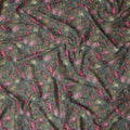 Slate Teal Cotton Satin Fabric 110cm