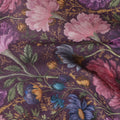 Deep Plum Cotton Satin Fabric 110cm