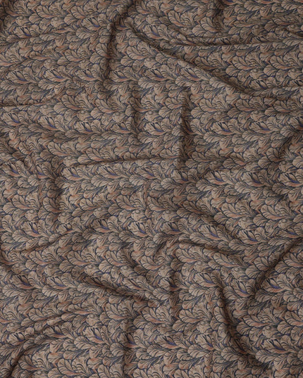 Taupe Beige Cotton Satin Fabric 110cm