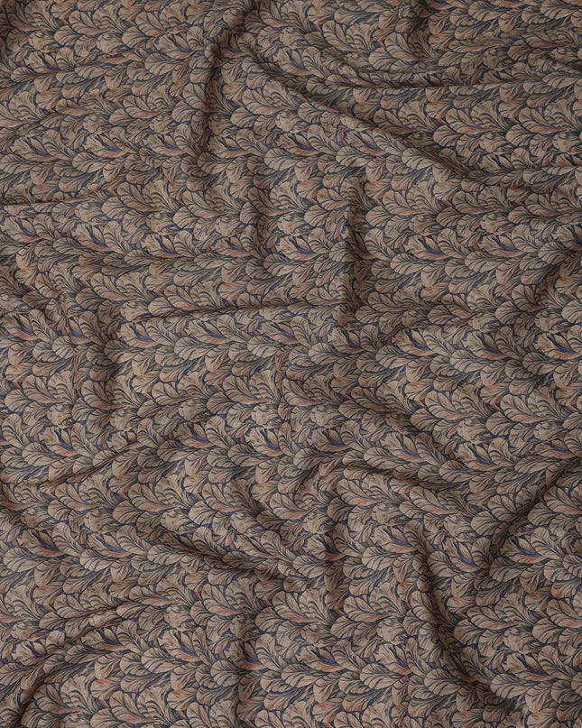 Taupe Beige Cotton Satin Fabric 110cm
