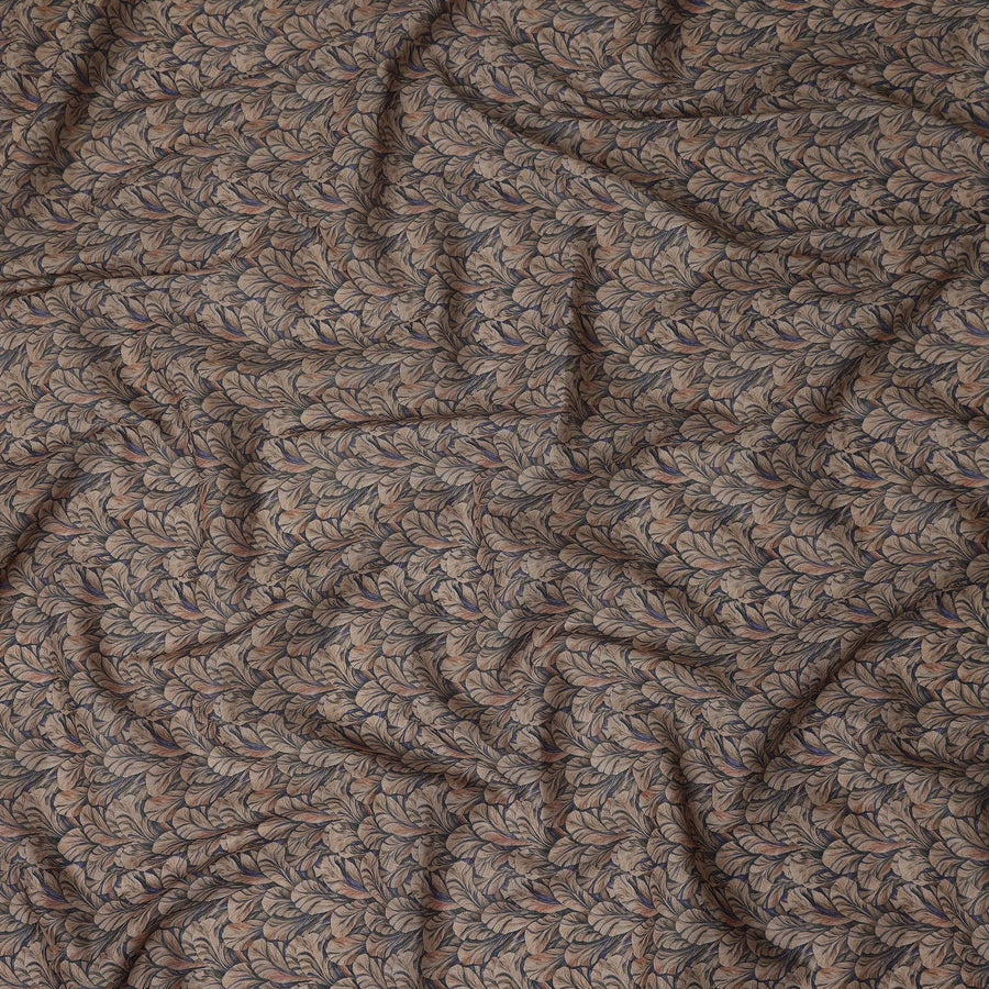 Taupe Beige Cotton Satin Fabric 110cm