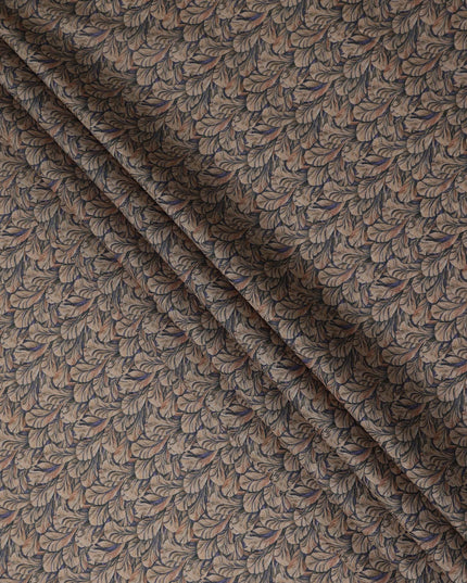 Taupe Beige Cotton Satin Fabric 110cm