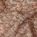 Peach Coral Cotton Satin Fabric 110cm