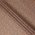 Peach Coral Cotton Satin Fabric 110cm