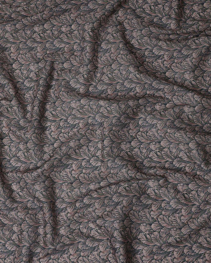 Mauve Grey Cotton Satin Fabric 110cm