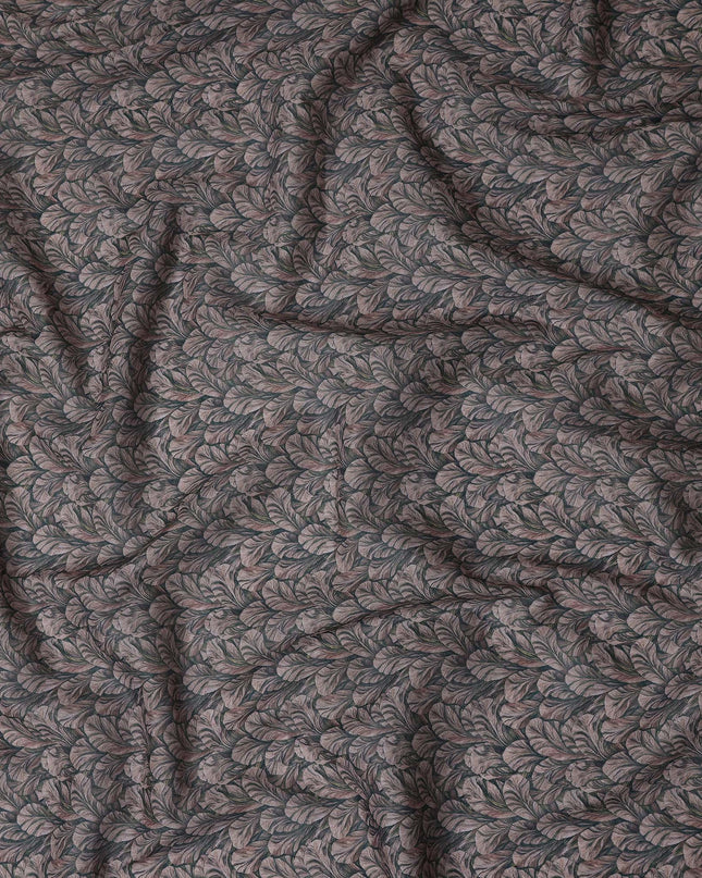 Mauve Grey Cotton Satin Fabric 110cm