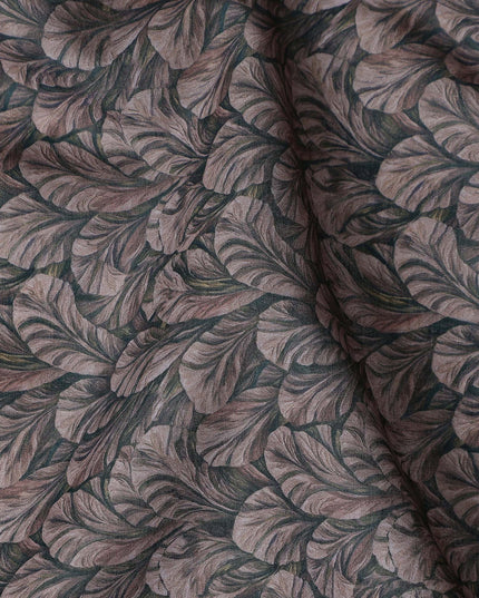 Mauve Grey Cotton Satin Fabric 110cm