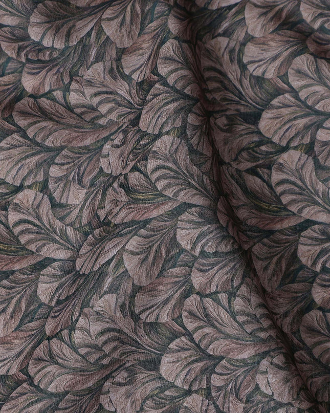 Mauve Grey Cotton Satin Fabric 110cm