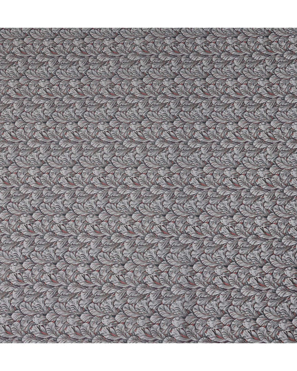 Silver Grey Cotton Satin Fabric 110cm