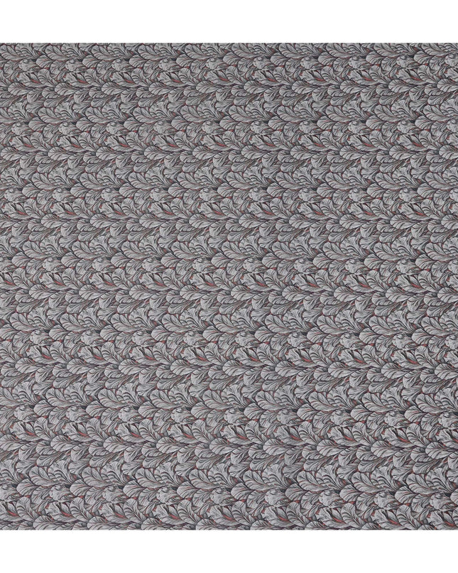 Silver Grey Cotton Satin Fabric 110cm