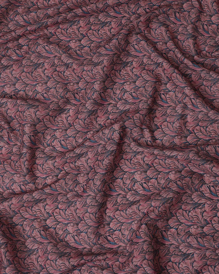 Mauve Rose Cotton Satin Fabric 110cm