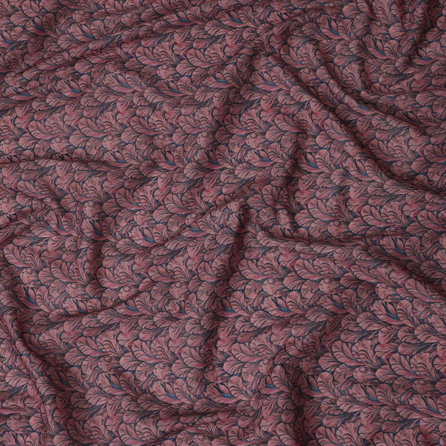 Mauve Rose Cotton Satin Fabric 110cm