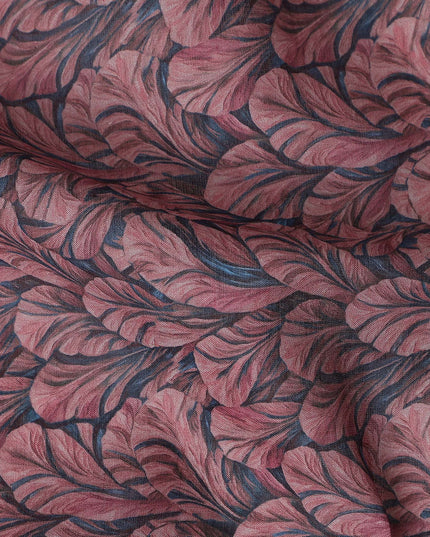 Mauve Rose Cotton Satin Fabric 110cm
