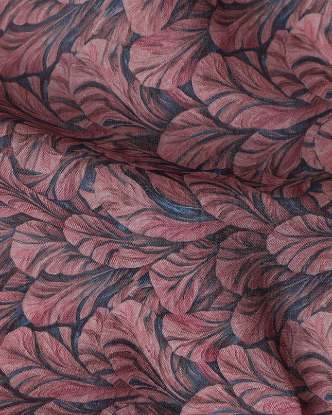 Mauve Rose Cotton Satin Fabric 110cm