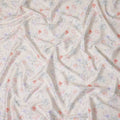 Ivory Coral Cotton Satin Fabric 110cm