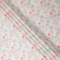 Ivory Blush Cotton Satin Fabric 110cm