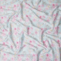 Baby Blue Cotton Satin Fabric 110cm