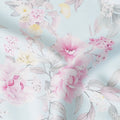Baby Blue Cotton Satin Fabric 110cm