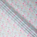 Baby Blue Cotton Satin Fabric 110cm
