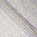 Lilac Grey Cotton Satin Fabric 110cm
