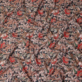 Navy Charcoal Cotton Lawn Printed Fabric 110cm