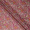 Magenta Pink Cotton Lawn Printed Fabric 110cm