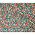Deep Teal Cotton Lawn Printed Fabric 110cm