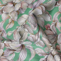 Mint Sage Cotton Satin Fabric 110cm
