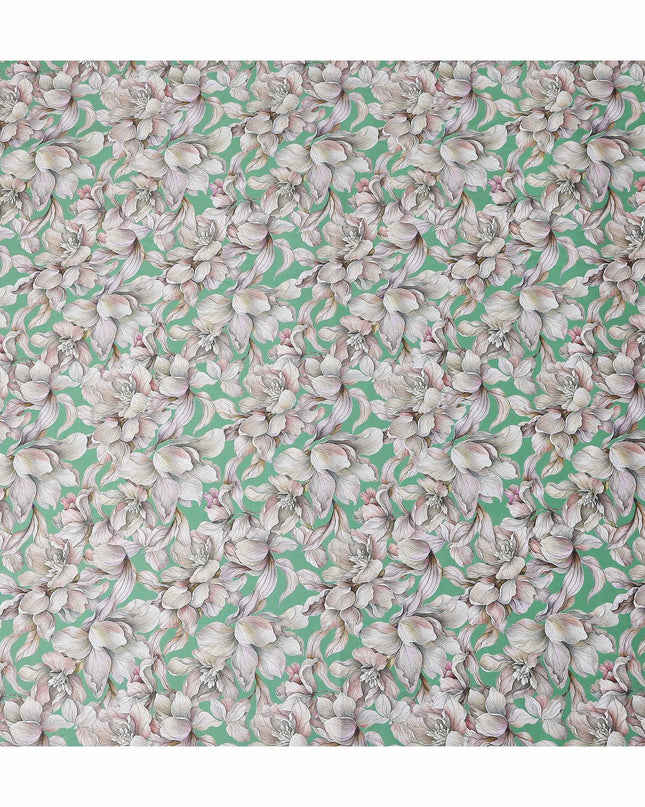 Mint Sage Cotton Satin Fabric 110cm
