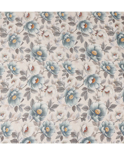 Cream Ivory Synthetic Satin Fabric 110cm