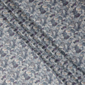 Dove Grey Synthetic Satin Fabric 110cm