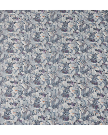 Dove Grey Synthetic Satin Fabric 110cm