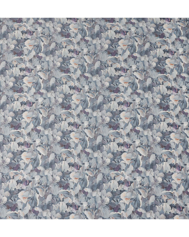 Dove Grey Synthetic Satin Fabric 110cm