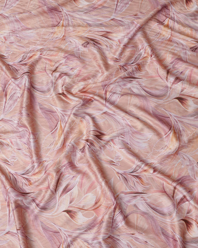 Salmon Peach Cotton Satin Fabric 110cm