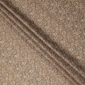 Sandy Tan Cotton Lawn Printed Fabric 110cm