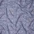 Slate Blue Cotton Lawn Printed Fabric 110cm