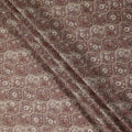 Rosewood Mauve Cotton Lawn Printed Fabric 110cm